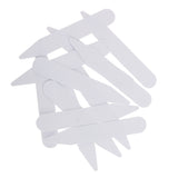 Maxbell 200 PIECES COLLAR BONES STIFFENERS STAYS INSERTS FOR MEN WOMEN FORMAL DRESS SHIRTS PLASTIC WHITE 2.5''