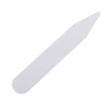Maxbell 200 PIECES COLLAR BONES STIFFENERS STAYS INSERTS FOR MEN WOMEN FORMAL DRESS SHIRTS PLASTIC WHITE 2.5''