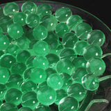 Maxbell 20 Bag Crystal Mud Soil Magic Water Beads Marbles Home Decoration Vase Flower Planting Charms Wedding Decor Beads Green