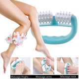 Maxbell Blue Travel Massage Roller for Legs Arms Fat Control Blood Circulation Muscle Relaxation