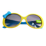 Maxbell Kids Cute Fashion Bowknot Decoration Fun Sunglasses Gift Yellow Frame