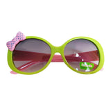 Maxbell Dot Bowknot Decoration Fun Sunglasses Gift for Kids - Green Frame