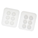 Maxbell 2 Pieces Crystal Silicone Mold for Beads Jewelry Making Craft Tools