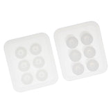 Maxbell 2 Pieces Crystal Silicone Mold for Beads Jewelry Making Craft Tools