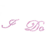 Maxbell Cute Fashionable Rhinestone I Do Shoe Sticker Wedding Birthday Party Ornaments Pink