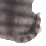 Maxbell Cute Resin Maine Coon Cat Figurine with Welcome Signs Home Garden Decor 9'' Height