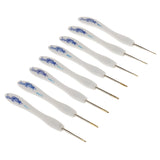 Maxbell 8 Sizes Crochet Hooks Needles Set with Soft Grip Handle 1.0-2.75mm