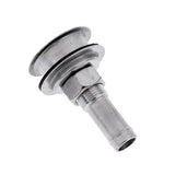 Maxbell 3/4" Stainless Steel Boat Fuel Waste Water Gas Diesel Tank Vent Flush Mount