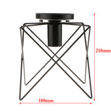 Maxbell Unique M Shape Metal Ceiling Pendant Lampshade Chandelier Hanging Light Shade for Home Bar Cafe Restaurant Decoration, E27 Base