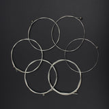 Maxbell Set of 6 Pieces E-B-G-D-A-E for Acoustic Guitar Strings Accessory Copper Alloy Musical Instrument Parts