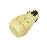 Maxbell Portable Straight Mute for Alto Tenor Trombone Practicing Musical Instrument Parts Accessory Golden