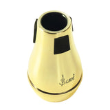 Maxbell Portable Straight Mute for Alto Tenor Trombone Practicing Musical Instrument Parts Accessory Golden