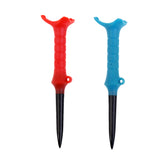 Maxbell 3 Pieces Rubber Golf Tees with Oriented Function Golfer Tool Random Color