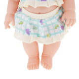 Maxbell Realistic Silicone Baby Doll Vinyl Lifelike Girl in Green Top & Pants Set