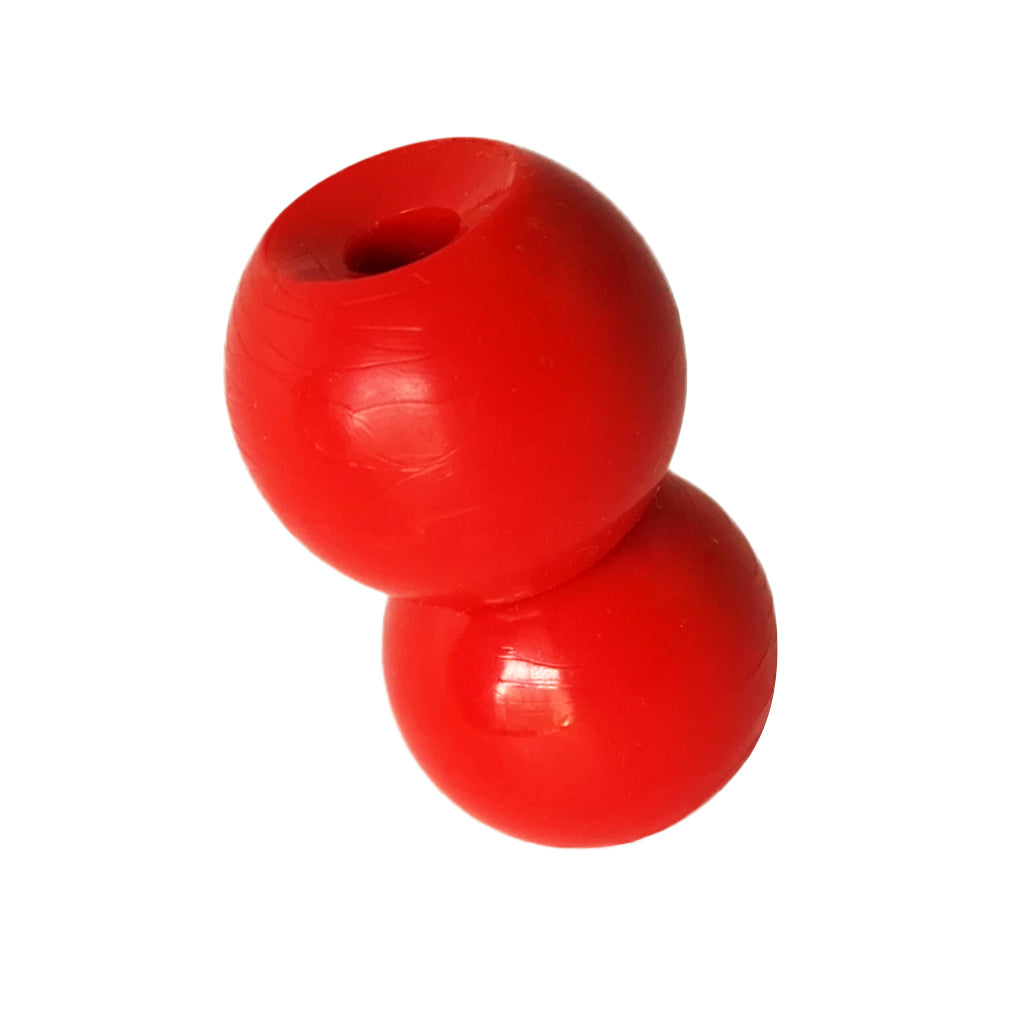 Maxbell 2 Pieces 29.5mm Plastic Small Red Balls for Marine Boat Kayak Canoe Dinghy Rudder Control System Gear Tool Kit