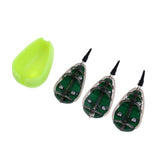 Maxbell Fishing Method Feeder Set 30g 40g 50g Fishing Bait Cage Flat Feeder & Mould