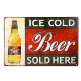 Maxbell 20x30cm Vintage Metal Tin Sign Plaque Wall Art Poster Cafe Bar Pub Beer #8