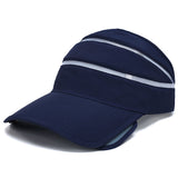 Maxbell Men Women Summer UV Protection Sports Clothing Accessory Sun Visor Adjustable Hat Cap Navy