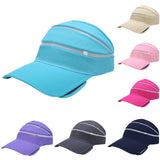 Maxbell Men Women Summer UV Protection Sports Clothing Accessory Sun Visor Adjustable Hat Cap Light Blue