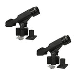 Maxbell 2 Pieces / Set Adjustable 360 Degree Side Rail Mount Kayak Boat Yacht Fishing Rod Holder Pole Support Stand Rack Bracket Rest