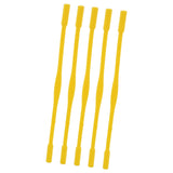 Maxbell Kids Children Silicone Non-Slip Eyeglasses Sunglasses Strap Band Cord Holder Pack Of 5PCS Yellow