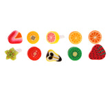 Maxbell 10pcs/Pack Super Cute Soft Fruits 3.5mm Earphone Jack Ear Cap Anti-dust Plug Stopper for Phone Tablet