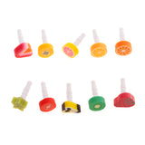 Maxbell 10pcs/Pack Super Cute Soft Fruits 3.5mm Earphone Jack Ear Cap Anti-dust Plug Stopper for Phone Tablet