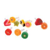 Maxbell 10pcs/Pack Super Cute Soft Fruits 3.5mm Earphone Jack Ear Cap Anti-dust Plug Stopper for Phone Tablet