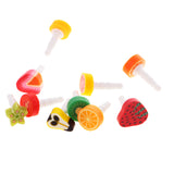 Maxbell 10pcs/Pack Super Cute Soft Fruits 3.5mm Earphone Jack Ear Cap Anti-dust Plug Stopper for Phone Tablet