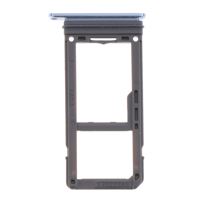 Maxbell Single SIM Card Tray & Micro SD Card Slot Holder Container For Galaxy S8 S8+ Plus Blue