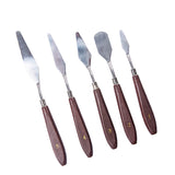 Maxbell Stainless Steel Palette Knife Scraper Set Spatula for Artist Oil Painting