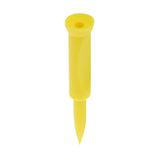 Maxbell 5 Pieces Plastic Castle Golf Tee 70mm Yellow - Golfer Training Tool