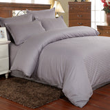 Maxbell Home Bedroom Bedding Set Bed Fitted Sheet + Pillowcase + Quilt Cover FIT FOR 1.2M Size Bed Gray