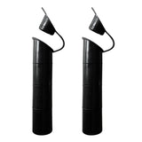 Maxbell 2 Pieces Marine Boat Kayak Canoe Fishing Rod Holder Mount Rubber Inner Sleeve Tube Liner Protector 30 Degree