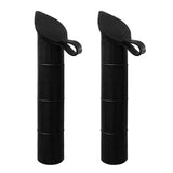 Maxbell 2 Pieces Marine Boat Kayak Canoe Fishing Rod Holder Mount Rubber Inner Sleeve Tube Liner Protector 30 Degree