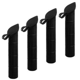 Maxbell 4 Pieces UV Resistant Boat Yacht Fishing Rod Holder Pole Rest Bracket Inner Tube Liner Sleeve Protector 30 Degree