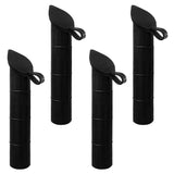 Maxbell 4 Pieces UV Resistant Boat Yacht Fishing Rod Holder Pole Rest Bracket Inner Tube Liner Sleeve Protector 30 Degree