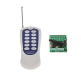 Maxbell DC 12V 1CH RF 12-key Remote Control Switch ON/OFF Transmitter+ Receiver