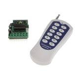 Maxbell DC 12V 1CH RF 12-key Remote Control Switch ON/OFF Transmitter+ Receiver