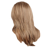 Maxbell Natural Shaggy Glamorous Long Straight Mixed Curly Wig Blond with Free Wig Cap for Women Ladies