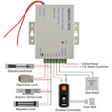 Maxbell Fingerprint Access Control System Electric Door Lock Intercom Access Control