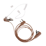 Maxbell 2-Pin Air Acoustic Tube Earpiece with Microphone For Kenwood Baofeng