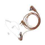 Maxbell 2-Pin Air Acoustic Tube Earpiece with Microphone For Kenwood Baofeng