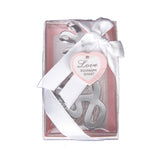 Maxbell Lovely Love Letter Bookmark Label With Tassels Stationary Wedding Party Supplies Ceremony Gift Silver