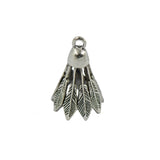 Maxbell 10Peces Hollow 3D Badminton Shuttlecock Birdie Sports DIY Charms Pendants