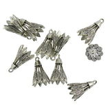 Maxbell 10Peces Hollow 3D Badminton Shuttlecock Birdie Sports DIY Charms Pendants