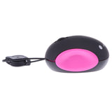 Maxbell USB 2.0 Mouse Retractable Cable Optical Scroll Wheel for Computer PC Notebook