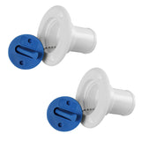 Maxbell 2 Pieces Nylon 1.5'' 38mm Water Deck Filler & Cap and Chain for Boat Tank Deck Fill