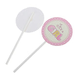 Maxbell Pack of 30 It's a Girl Happy Valentine Cake Topper Baby Announcement Cupcake Picks