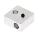 Maxbell 20x20x10mm Aluminum Heater Block for Makerbot MK7 MK8 3D Printer Nozzle & Nozzle Throat Hole M6